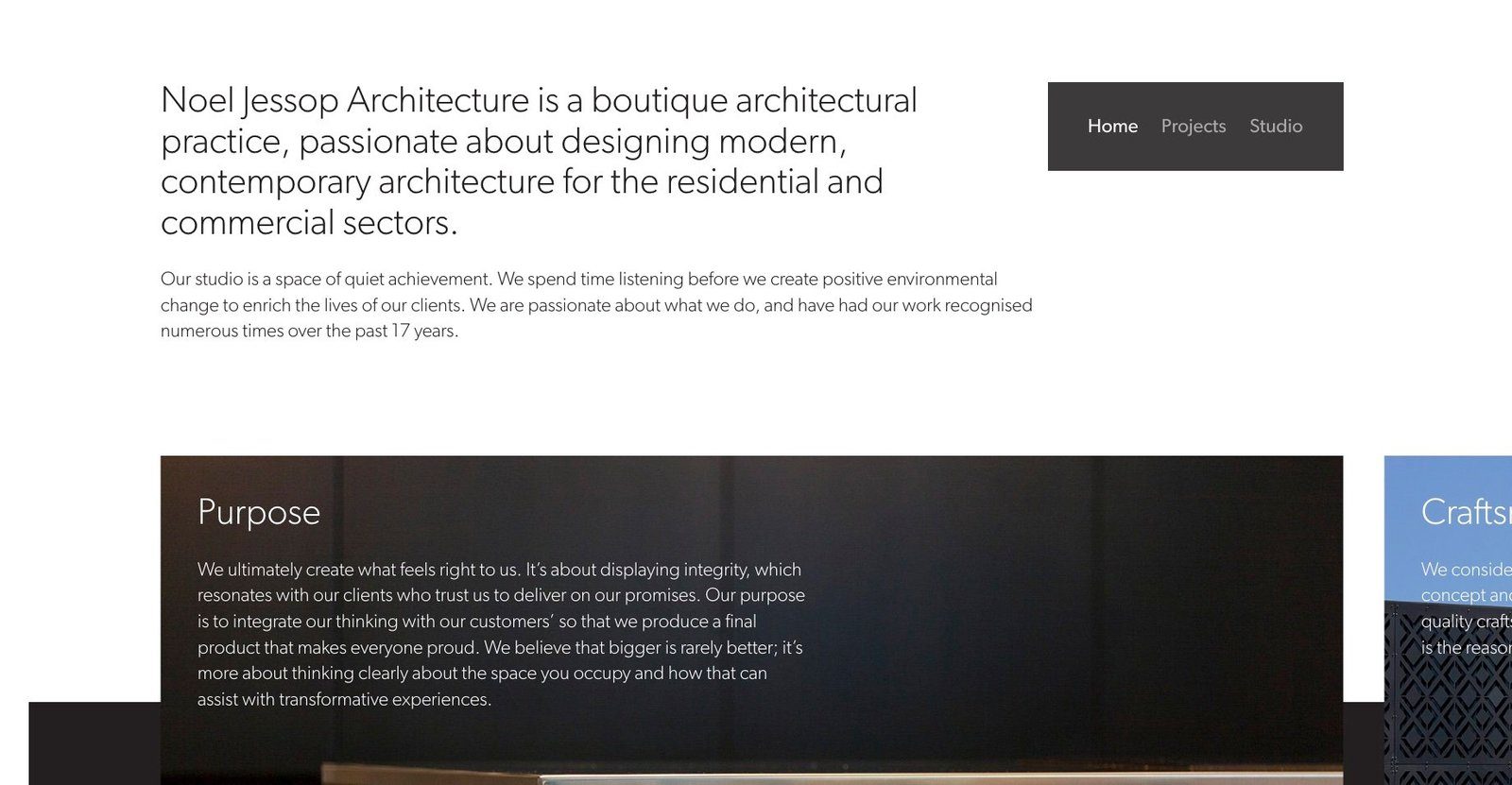 Noel Jessop Architecture project imagery